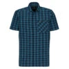 Royal Robbins AMP LITE PLAID S/S Herren Outdoor Hemd DP BLUE CLOVERDALE PLD