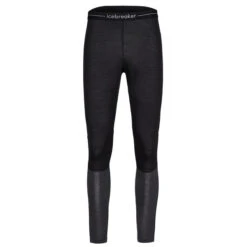Icebreaker M 125 ZONEKNIT LEGGINGS Herren Leggings BLACK/JET HTHR/CB