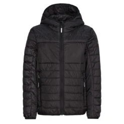 CMP JACKET FIX HOOD Kinder Isolationsjacke NERO