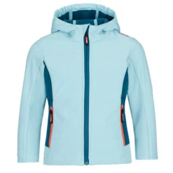 CMP KID G FIX HOOD JACKET Kinder Softshelljacke ACQUA-DEEP LAKE