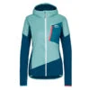 Ortovox LADIZ HYBRID JACKET W Damen Fleecejacke PETROL BLUE -Mein Camping Geschaft 5638014074 a ladiz hybrid jacket w ortovox 24