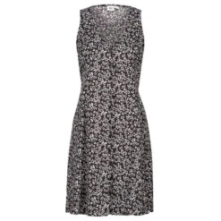 Tentree W CAMI DRESS Damen Kleid METEORITE BLACK FLORAL