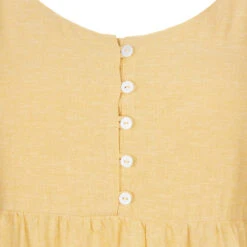 Tentree W HEMP TIERED CAMI DRESS Damen Kleid YOLK YELLOW -Mein Camping Geschaft 5638018964 c w hemp tiered cami dress tentree 24