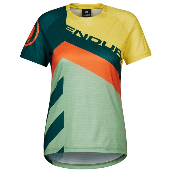 Endura SINGLETRACK PRINT T-SHIRT LTD Damen Fahrradtrikot SATTES TEAL 3 Endura SINGLETRACK PRINT T-SHIRT LTD Damen Fahrradtrikot SATTES TEAL