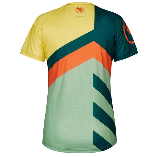 Endura SINGLETRACK PRINT T-SHIRT LTD Damen Fahrradtrikot SATTES TEAL 4 Endura SINGLETRACK PRINT T-SHIRT LTD Damen Fahrradtrikot SATTES TEAL – Bild 2