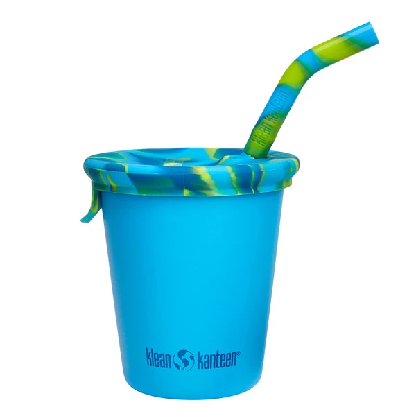Klean Kanteen KID KANTEEN KID STEEL CUP (KID STRAW LID) Becher HAWAIAN OCEAN 3 Klean Kanteen KID KANTEEN KID STEEL CUP (KID STRAW LID) Becher HAWAIAN OCEAN
