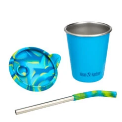 Klean Kanteen KID KANTEEN KID STEEL CUP (KID STRAW LID) Becher HAWAIAN OCEAN 7 Klean Kanteen KID KANTEEN KID STEEL CUP (KID STRAW LID) Becher HAWAIAN OCEAN -Mein Camping Geschaft 5638025041 c kid kanteen kid steel cup kid straw lid klean kanteen 24