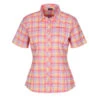 Maier Sports KENDRA S/S W Damen Outdoor Hemd RED/YELLOW CHECK -Mein Camping Geschaft 5638025171 a kendra ss w maier sports 24