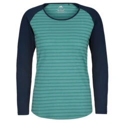 Mountain Equipment REDLINE LS TEE Damen Funktionsshirt SPRUCE STRIPE/COSMOS