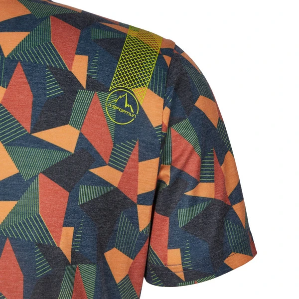 La Sportiva DIMENSION T-SHIRT M Herren Funktionsshirt STORM BLUE/HAWAIIAN SUN 6 La Sportiva DIMENSION T-SHIRT M Herren Funktionsshirt STORM BLUE/HAWAIIAN SUN – Bild 4