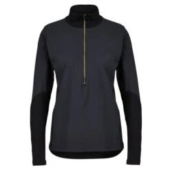 Devold RUNNING MERINO COVER ZIP NECK W Damen Funktionsshirt CAVIAR
