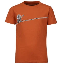 Elkline SKATEHUND Kinder T-Shirt DARKORANGE