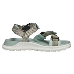 Ecco EXOWRAP W Damen Outdoor Sandalen SAGE/BEIGE/ICE FLOWER
