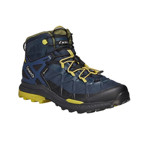 Aku ROCKET MID GTX Herren Wanderstiefel BLUE/MUSTARD 4 Aku ROCKET MID GTX Herren Wanderstiefel BLUE/MUSTARD – Bild 2