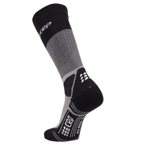 CEP MAX CUSHION SOCKS, HIKING, TALL Damen Wandersocken GREY/BLACK 4 CEP MAX CUSHION SOCKS, HIKING, TALL Damen Wandersocken GREY/BLACK – Bild 2