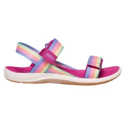 Keen ELLE BACKSTRAP C Kinder Freizeitsandalen RAINBOW/FESTIVAL FUCHSIA
