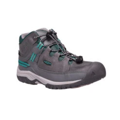 Keen TARGHEE MID WP Y Kinder Wanderstiefel STEEL GREY/PORCELAIN -Mein Camping Geschaft 5638035232 b targhee mid wp y keen 24