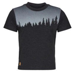 Tentree K JUNIPER T-SHIRT Kinder T-Shirt METEORITE BLACK HEATHER