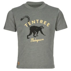 Tentree K MADAGASCAR LEMUR T-SHIRT Kinder Funktionsshirt AGAVE GREEN HEATHER