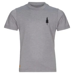 Tentree K GOLDEN SPRUCE T-SHIRT Kinder Funktionsshirt GREY HEATHER