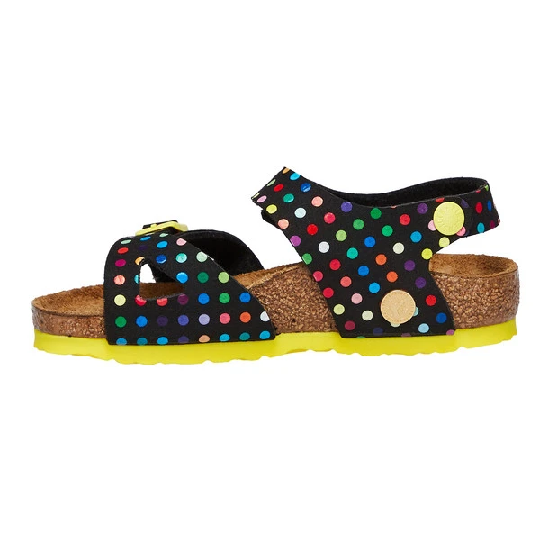 Birkenstock COLORADO KIDS MF Kinder Freizeitsandalen DIGITAL DOTS BLACK – Bild 3