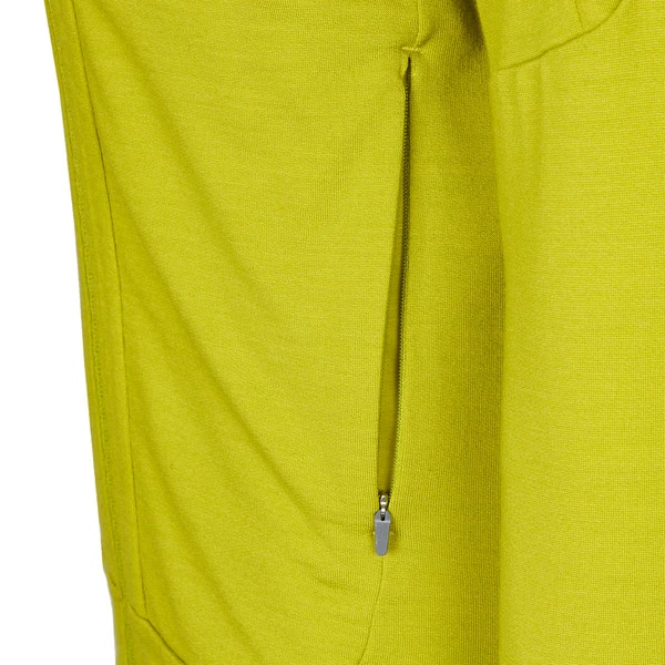 Icebreaker M QUANTUM III LS ZIP HOOD Herren Wolljacke BIO LIME/LODEN/CB 6 Icebreaker M QUANTUM III LS ZIP HOOD Herren Wolljacke BIO LIME/LODEN/CB – Bild 4