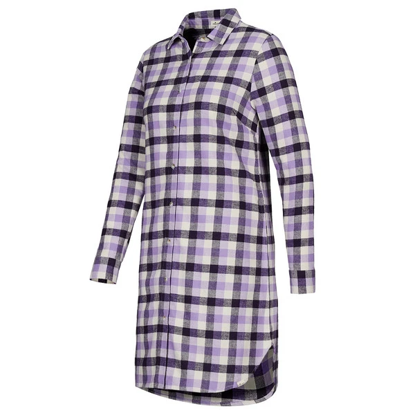 FRILUFTS RINDAL LONGSHIRT Damen Kleid NIGHT SHADE/CHALK VIOLET CHECK 4 FRILUFTS RINDAL LONGSHIRT Damen Kleid NIGHT SHADE/CHALK VIOLET CHECK – Bild 2