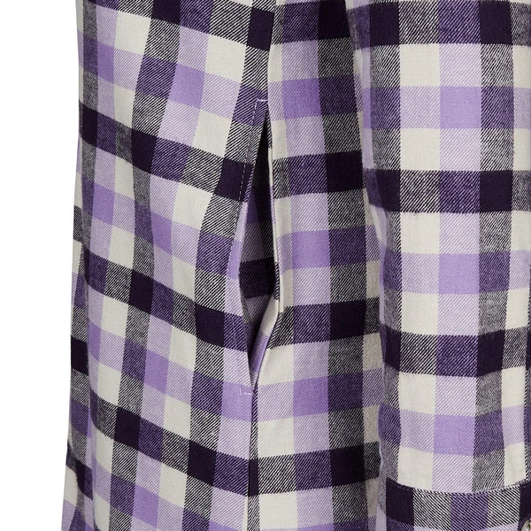 FRILUFTS RINDAL LONGSHIRT Damen Kleid NIGHT SHADE/CHALK VIOLET CHECK 6 FRILUFTS RINDAL LONGSHIRT Damen Kleid NIGHT SHADE/CHALK VIOLET CHECK – Bild 4
