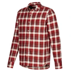 FRILUFTS RINDAL L/S SHIRT Herren Outdoor Hemd FIRED BRICK/BOSSA NOVA CHECKED -Mein Camping Geschaft 5638043197 b rindal ls shirt frilufts 24