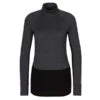 Icebreaker W MERINO ZONEKNIT 260 LS HALF ZIP Damen Funktionsshirt JET HTHR/BLK/METRO H/CB 2 Icebreaker W MERINO ZONEKNIT 260 LS HALF ZIP Damen Funktionsshirt JET HTHR/BLK/METRO H/CB -Mein Camping Geschaft 5638047090 a zoneknit 260 ls half zip icebreaker 24