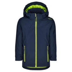CMP JACKET SNAPS HOOD Kinder Skijacke B.BLUE-ACIDO