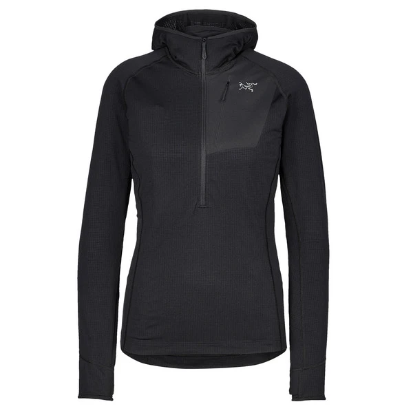 Arc'teryx DELTA HALF ZIP HOODY W Damen Fleecejacke BLACK 3 Arc'teryx DELTA HALF ZIP HOODY W Damen Fleecejacke BLACK