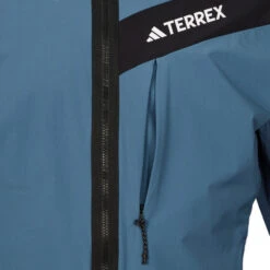 Adidas TERREX TECHROCK HOODED WIND FLEECE JACKET Herren Fleecejacke WONDER STEEL -Mein Camping Geschaft 5638051215 d terrex techrock hooded wind fleece jacket adidas 24