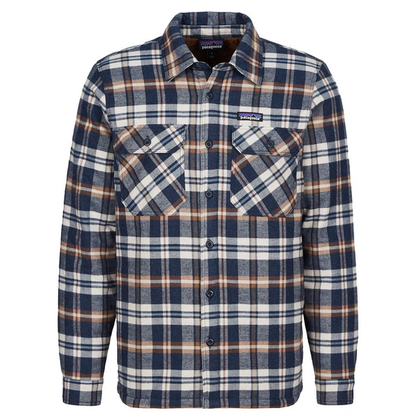 Patagonia M' S INSULATED ORGANIC COTTON MW FJORD FLANNEL SHIRT Herren Outdoor Hemd FIELDS: NEW NAVY 3 Patagonia M' S INSULATED ORGANIC COTTON MW FJORD FLANNEL SHIRT Herren Outdoor Hemd FIELDS: NEW NAVY