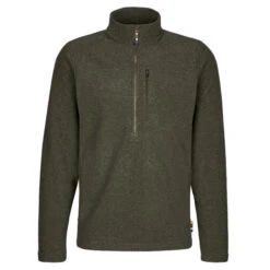 Sherpa ROLPA ECO ZIP TEE Herren Fleecepullover EVERGREEN