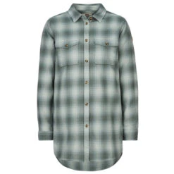 FJÄLLRÄVEN Fjällräven ÖVIK TWILL SHIRT LS W Damen Outdoor Bluse MISTY GREEN-PATINA GREEN