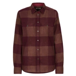 FJÄLLRÄVEN Fjällräven CANADA SHIRT W Damen Outdoor Bluse AUTUMN LEAF-BORDEAUX RED