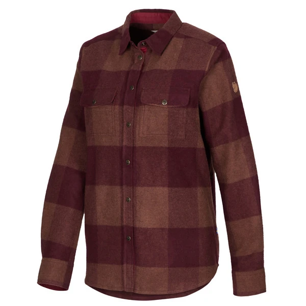 FJÄLLRÄVEN Fjällräven CANADA SHIRT W Damen Outdoor Bluse AUTUMN LEAF-BORDEAUX RED 4 FJÄLLRÄVEN Fjällräven CANADA SHIRT W Damen Outdoor Bluse AUTUMN LEAF-BORDEAUX RED – Bild 2