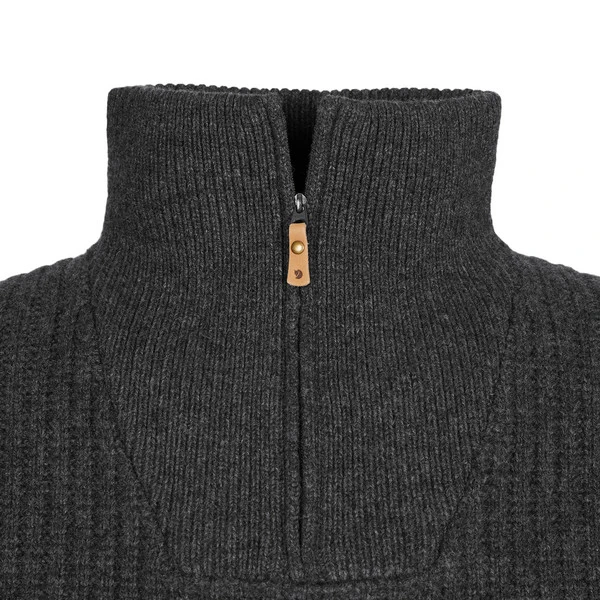 FJÄLLRÄVEN Fjällräven ÖVIK HALF ZIP KNIT M Herren Wollpullover DARK GREY 6 FJÄLLRÄVEN Fjällräven ÖVIK HALF ZIP KNIT M Herren Wollpullover DARK GREY – Bild 4