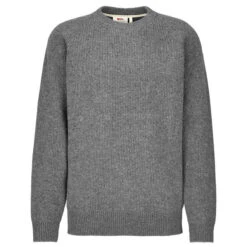 FJÄLLRÄVEN Fjällräven ÖVIK RIB SWEATER M Herren Wollpullover GREY