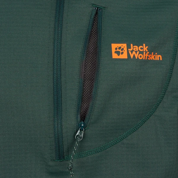 Jack Wolfskin KOLBENBERG HZ M Herren Fleecepullover BLACK OLIVE 6 Jack Wolfskin KOLBENBERG HZ M Herren Fleecepullover BLACK OLIVE – Bild 4
