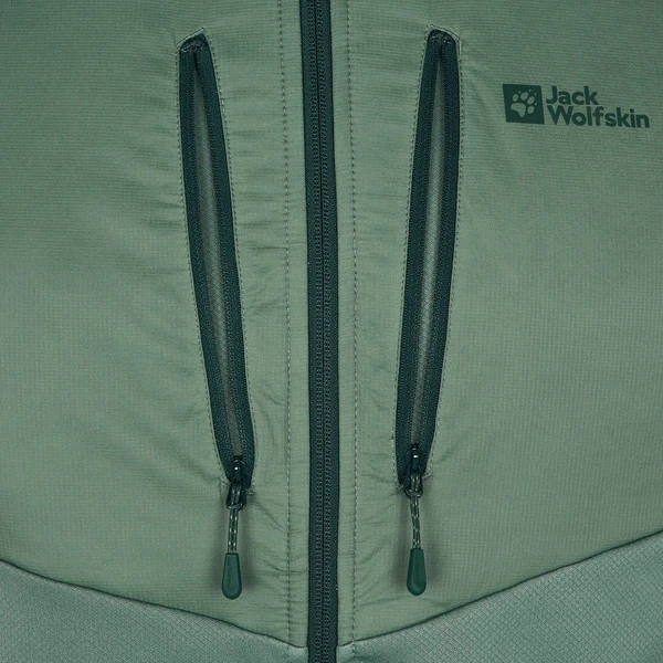 Jack Wolfskin ALPGRAT PRO INS FZ M Herren Isolationsjacke HEDGE GREEN 6 Jack Wolfskin ALPGRAT PRO INS FZ M Herren Isolationsjacke HEDGE GREEN – Bild 4