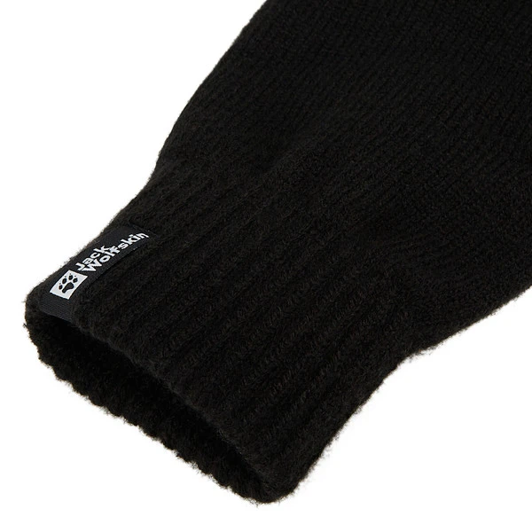 Jack Wolfskin RIB GLOVE Unisex Touchscreen-Handschuhe BLACK 6 Jack Wolfskin RIB GLOVE Unisex Touchscreen-Handschuhe BLACK – Bild 4