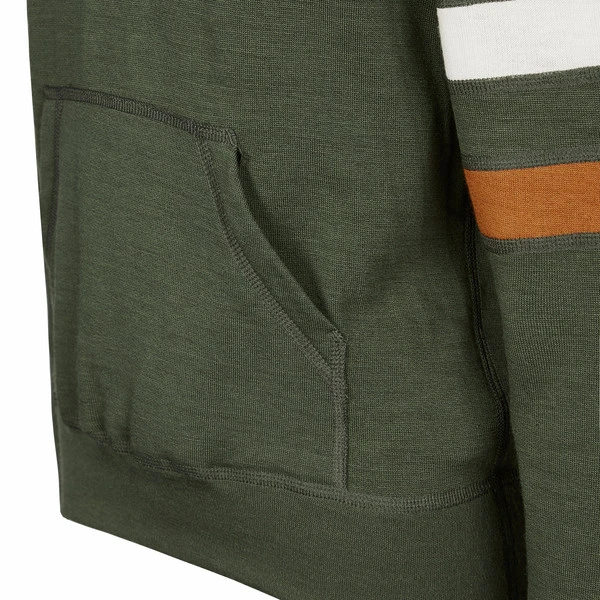 Odlo MID LAYER HOODY ESPELAND MERINO 250 Kinder Wollpullover BRONZE GREEN 5 Odlo MID LAYER HOODY ESPELAND MERINO 250 Kinder Wollpullover BRONZE GREEN – Bild 3