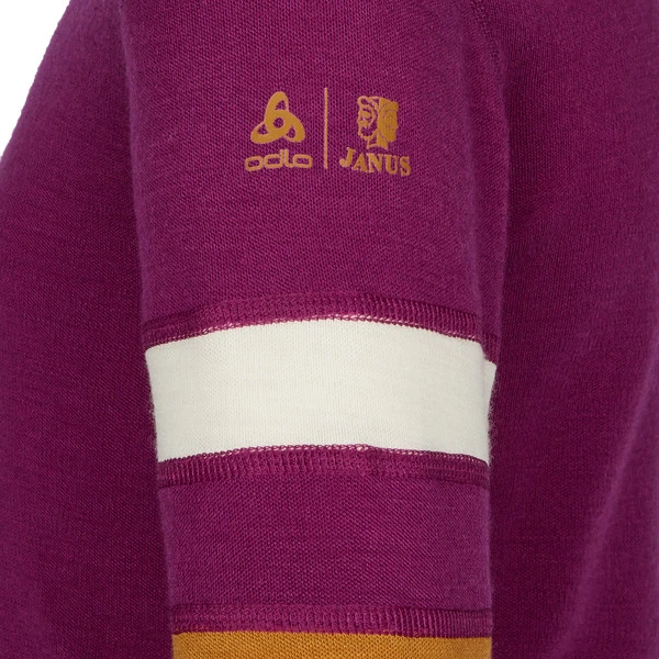 Odlo MID LAYER ESPELAND MERINO 215 Kinder Wollpullover AMARANTH 5 Odlo MID LAYER ESPELAND MERINO 215 Kinder Wollpullover AMARANTH – Bild 3