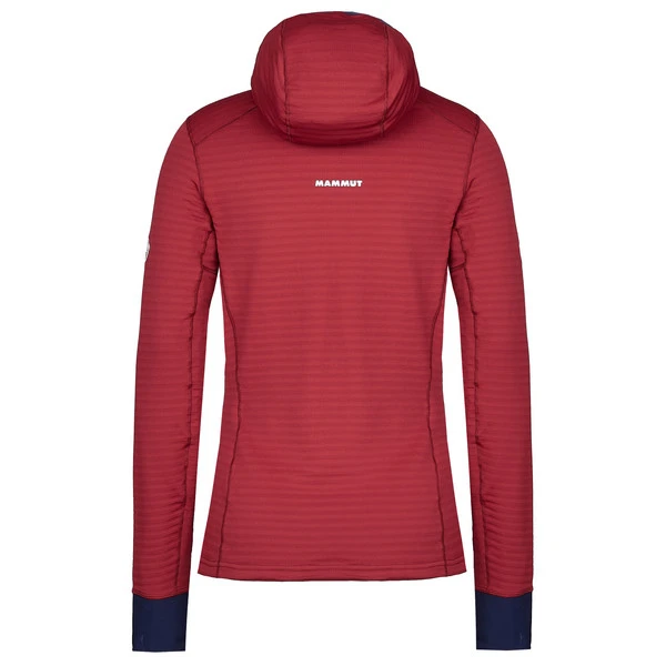Mammut TAISS LIGHT ML HOODED JACKET WOMEN Damen Fleecejacke BLOOD RED-MARINE 4 Mammut TAISS LIGHT ML HOODED JACKET WOMEN Damen Fleecejacke BLOOD RED-MARINE – Bild 2