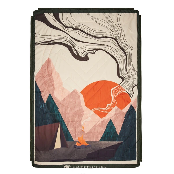 Voited GLOBETROTTER X VOITED CLOUDTOUCH BLANKET Decke CAMPFIRE 3 Voited GLOBETROTTER X VOITED CLOUDTOUCH BLANKET Decke CAMPFIRE