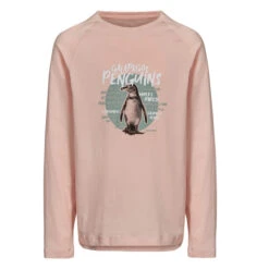 Craghoppers COLLY LONG SLEEVED T-SHIRT Kinder Langarmshirt PINK DUSK PENGUIN