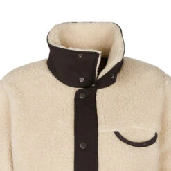 VARG W KOSTER LONG WOOL COAT Damen Wintermantel OFF WHITE/BLACK -Mein Camping Geschaft 5638079851 d w koster long wool coat varg 24