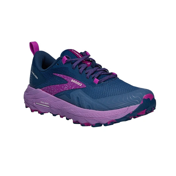 Brooks CASCADIA 17 Damen Trailrunningschuhe NAVY/PURPLE/VIOLET 4 Brooks CASCADIA 17 Damen Trailrunningschuhe NAVY/PURPLE/VIOLET – Bild 2